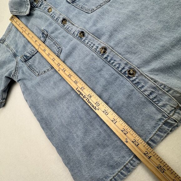 Neuflora Denim Button Down Shirt - Picture 11 of 12